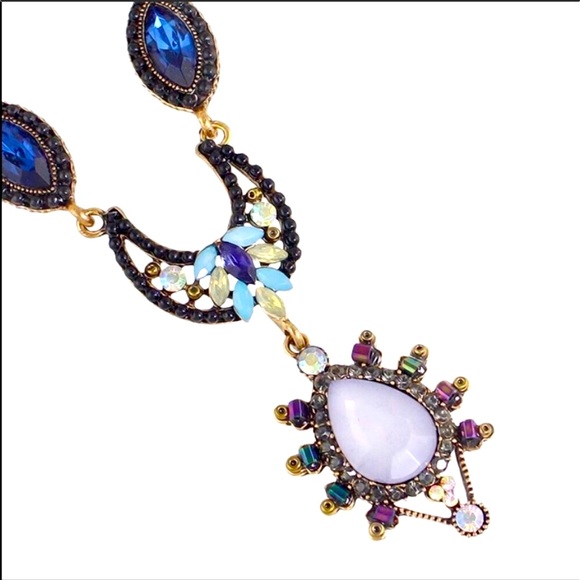 Multicolor bohemian unique necklace New! - Picture 2 of 7